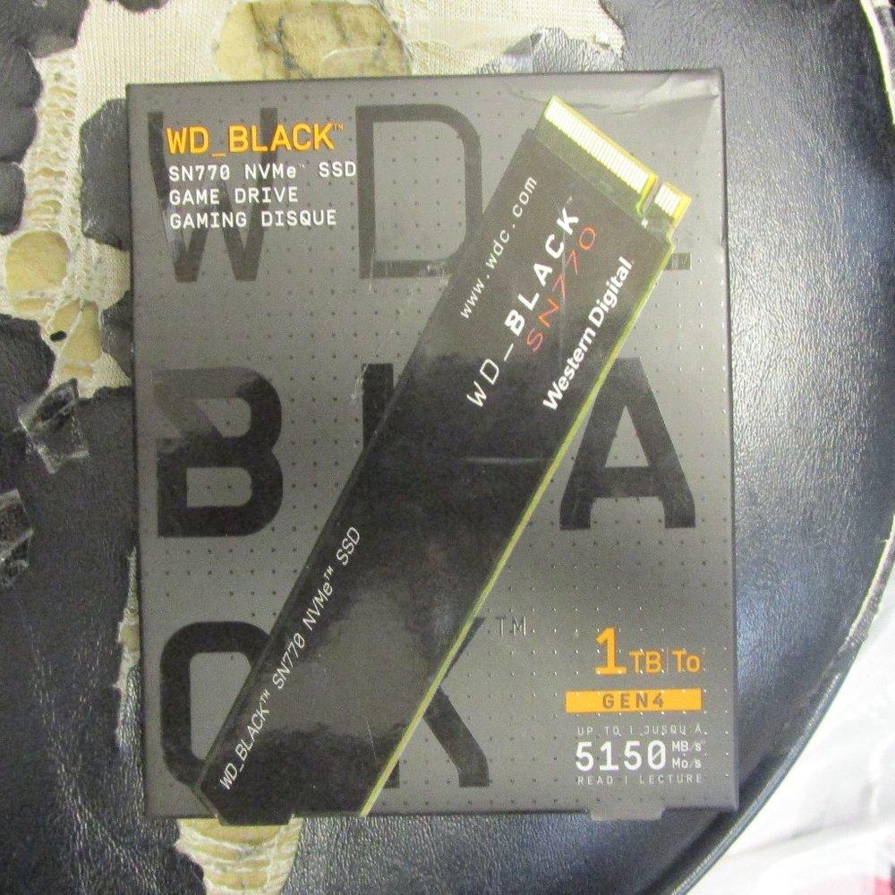 WD Black SN770 NVMe SSD Game Drive 5150 Gen4 1TB | Western Digital